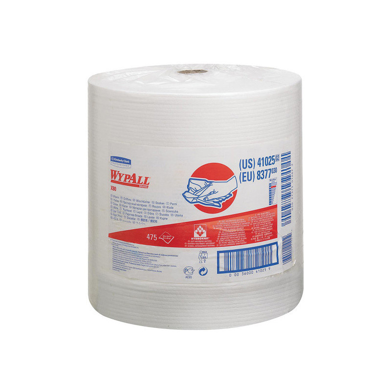 Протиральний нетканий матеріал Kimberly-Clark WypAll X80 у рулоні 8377