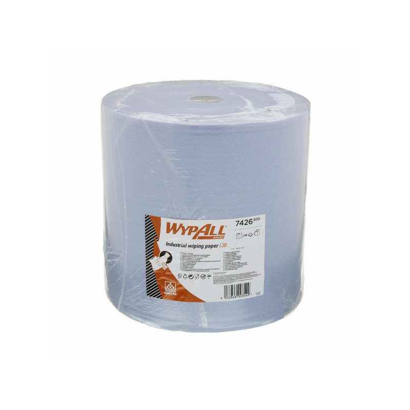 Протиральний паперовий матеріал у рулонах Kimberly-Clark WypAll L30 синього кольору 7426