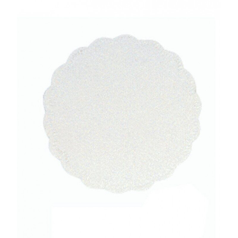 Костер Tork паперовий білий, зубчастий край 474474