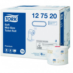 Туалетний папір Tork Mid-size (Premium) м'який у мінірулонах 127520