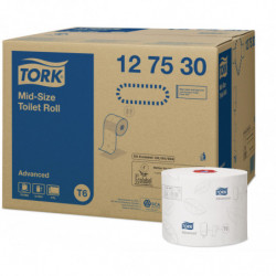 Туалетний папір у міні рулонах Tork Mid-size (Advanced) 127530