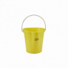 Vikan відро пластикове з металевою ручкою, 12л, жовтий