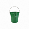 Vikan відро пластикове з металевою ручкою, 12л, зелений