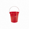 Vikan відро пластикове з металевою ручкою, 12л, червоний