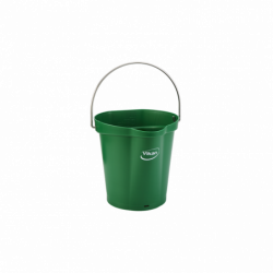 Vikan відро пластикове з металевою ручкою, 6л, зелений