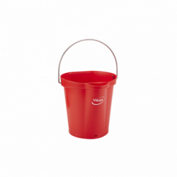Vikan відро пластикове з металевою ручкою, 6л, червоний