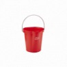 Vikan відро пластикове з металевою ручкою, 6л, червоний