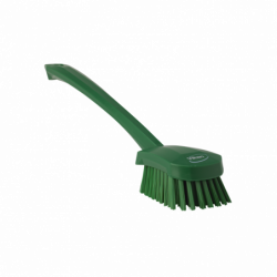 Vikan щітка ручна з довгою ручкою, жорстка, 415мм, зелена