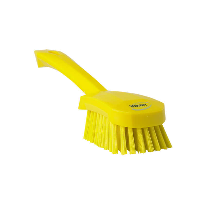 Vikan щітка ручна з короткою ручкою, жорстка, 270мм, жовта