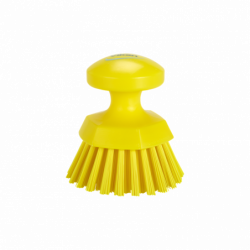 Vikan щітка ручна кругла, жорстка, 110мм, жовта