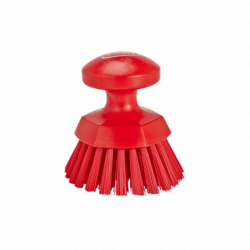 Vikan щітка ручна кругла, жорстка, 110мм, червона