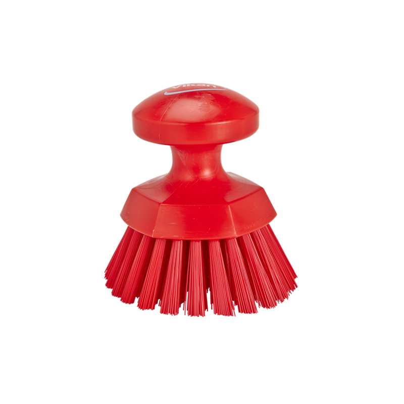 Vikan щітка ручна кругла, жорстка, 110мм, червона