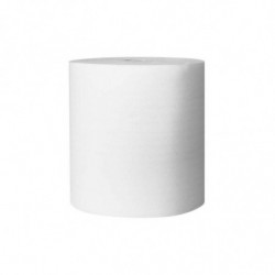 Паперовий рушник в рулоні на гільзі Еко+, білі, 2 шари, целюлоза, діаметр 190 мм, 100 м, розмір відриву 23*22