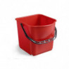 Відро пластикове Filmop, червоне, 15 л