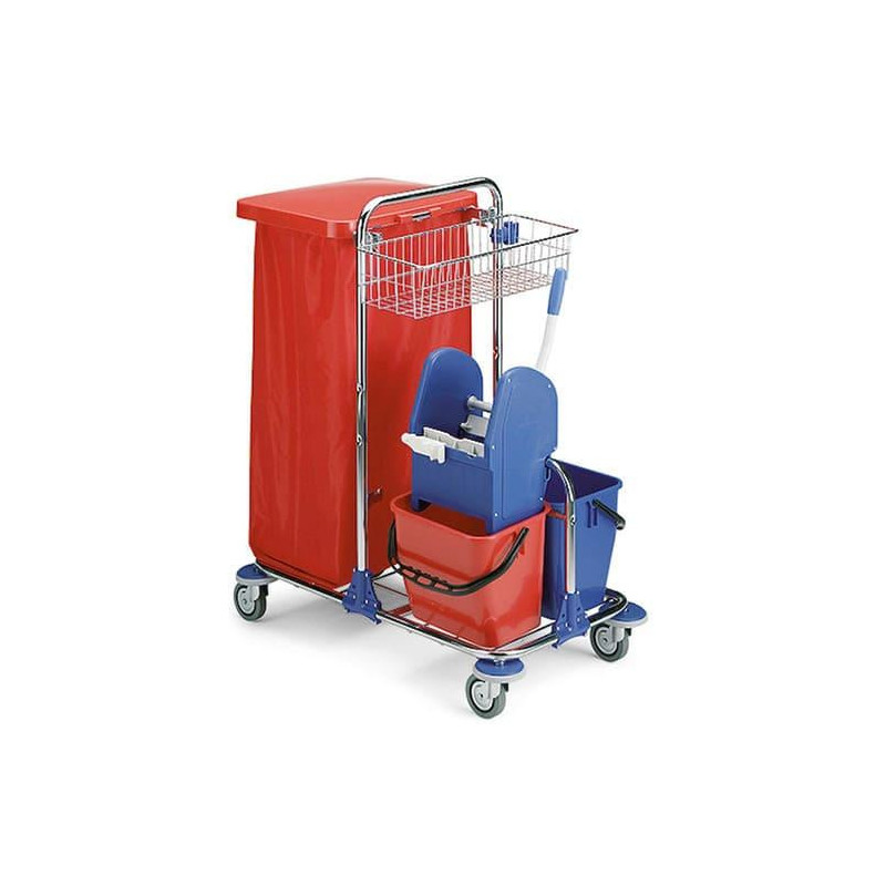 Комплексний візок Filmop Teddy для прибирання з роликовим віджимом, 2x15 л