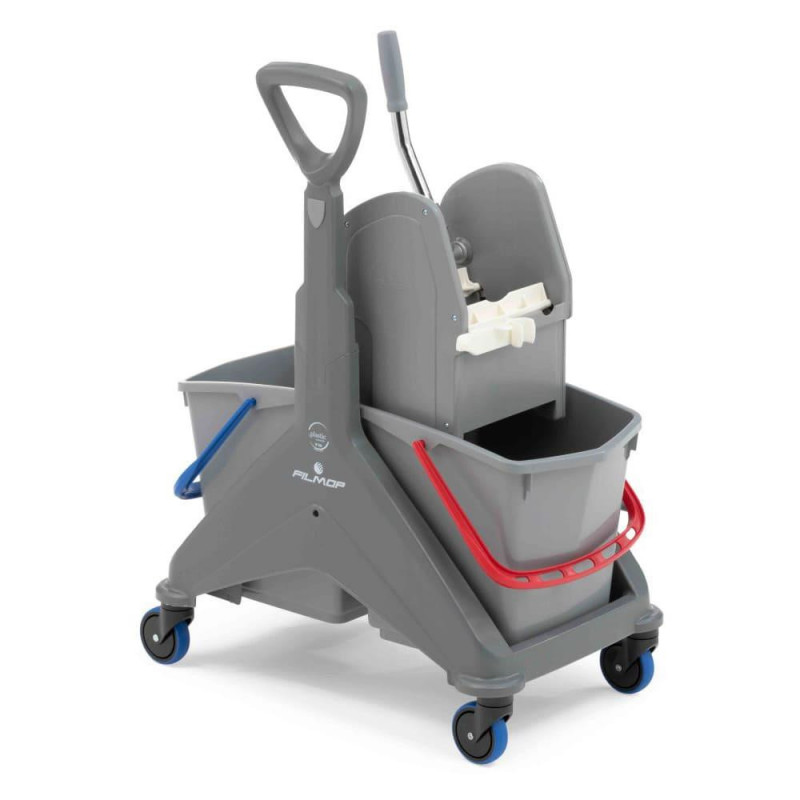 Візок двовідерний Filmop Onefred для прибирання з віджимом, 30 л