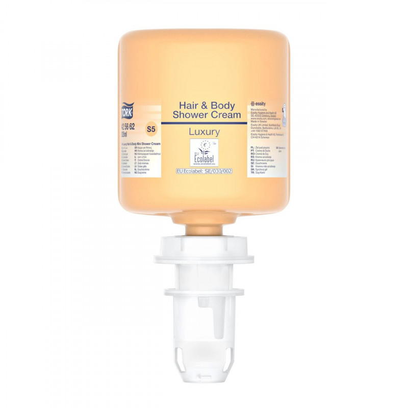 Гель для тіла і волосся Tork Lux Hair&Body Shower Mini, 525 мл 425662