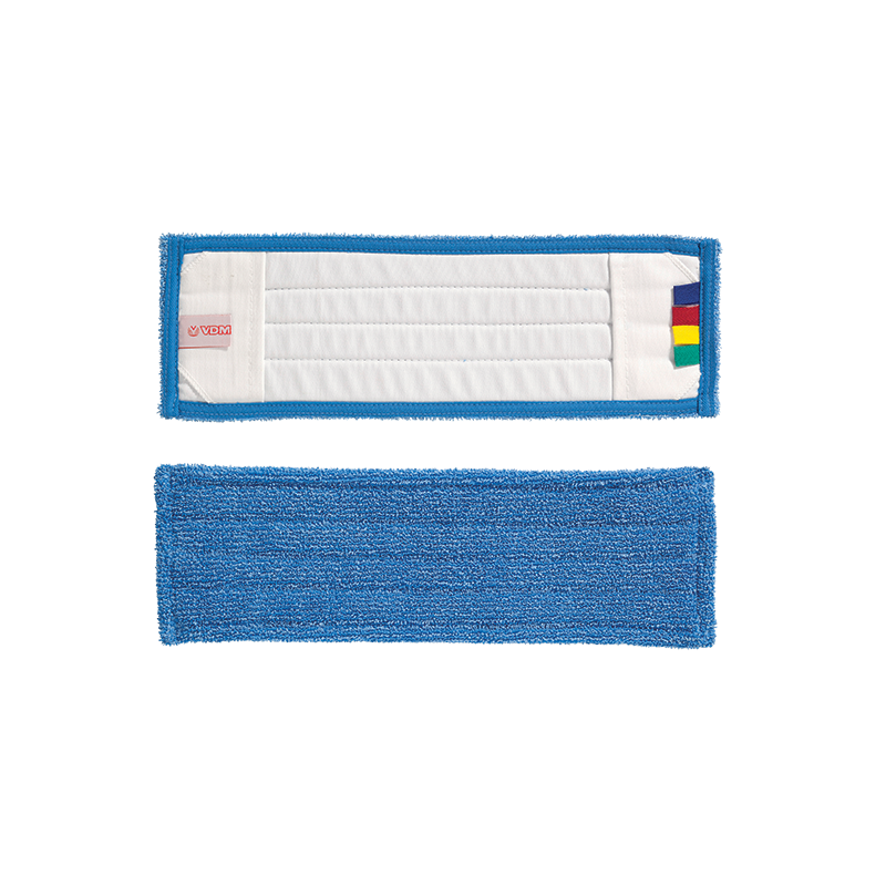 Плоский моп, мікрофібра 40 см, блакитний на кишенях ВД60663