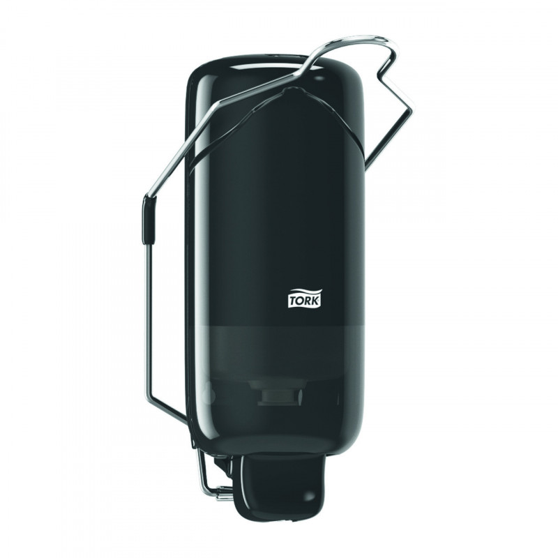 Дозатор для рідкого мила Tork з ліктьовим приводом 1 л, чорний, 560108/560109