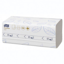 Паперові рушники Tork Xpress Premium Soft складання Multifold, білі, 2 шари, 21х24 см, 225 листів 100889