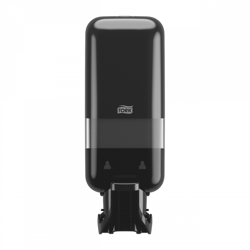 Tork диспенсер ліктьовий для мила/дезинфектора 1л, чорний 564108