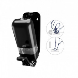 Tork диспенсер ліктьовий для мила/дезинфектора 1л, чорний 564108