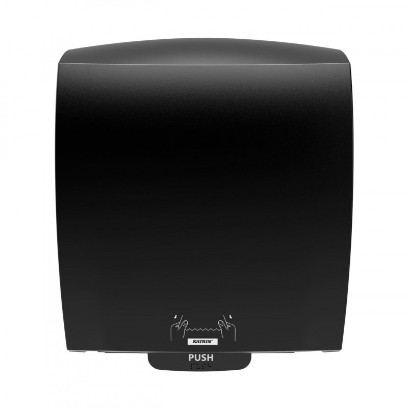 Диспенсер Katrin System для рушників в рулонах, чорний 82070