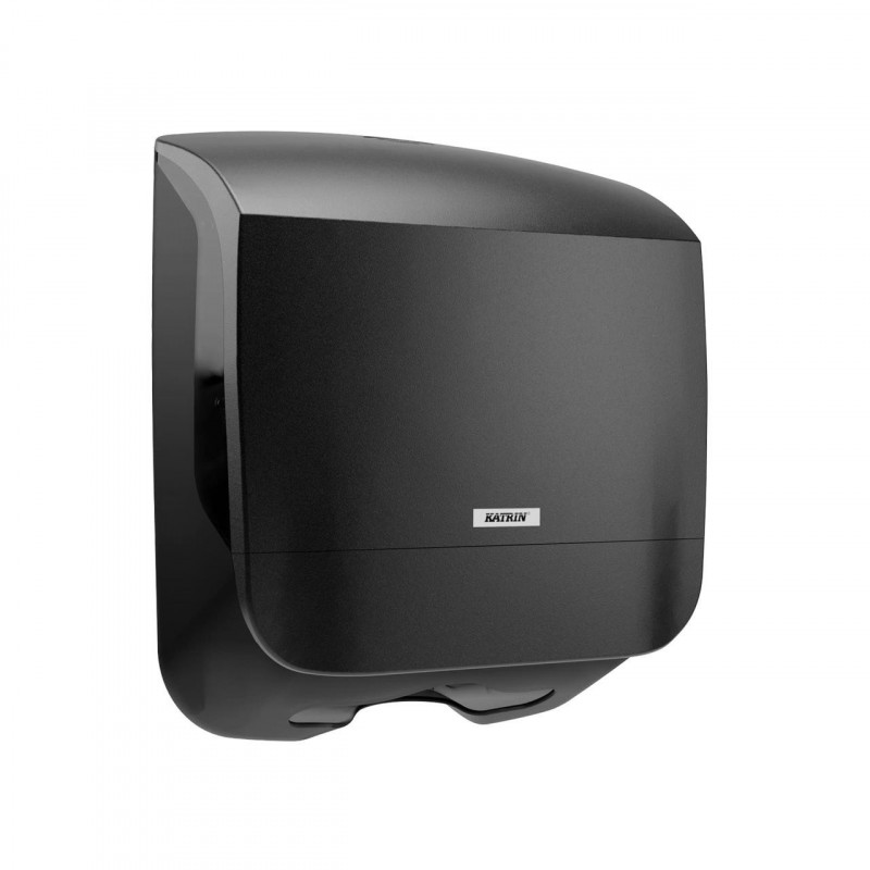 Диспенсер Katrin Міні для листових рушників складання Z, V, W, чорний 88966