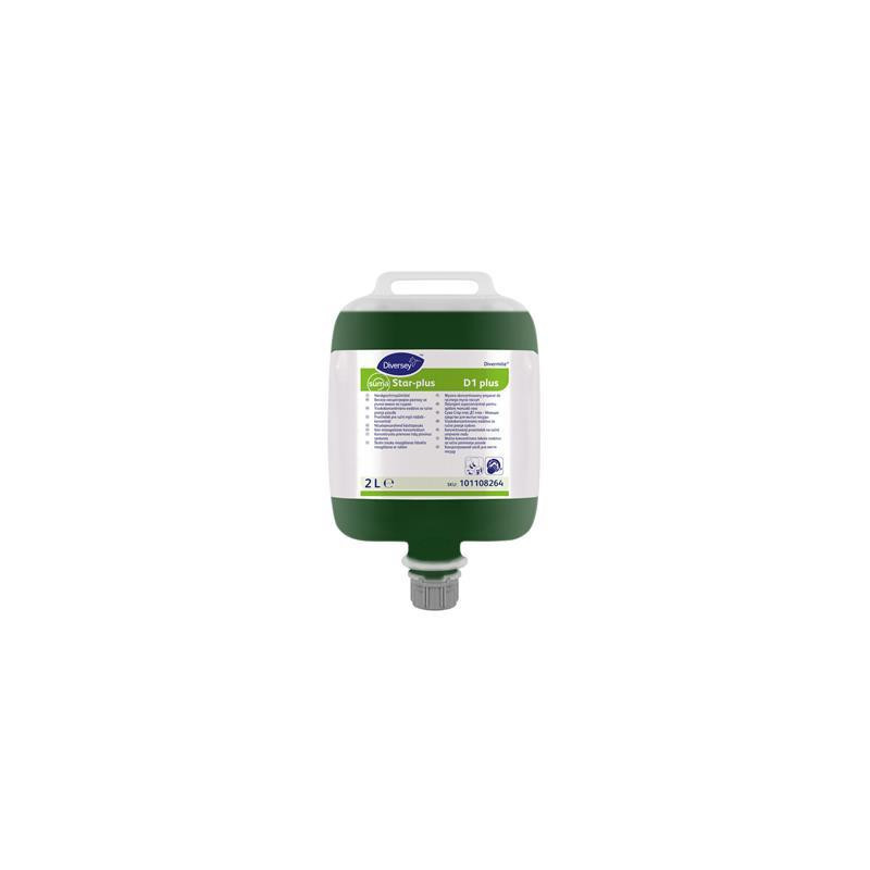 Засіб для замочування і ручного миття посуду Diversey Suma Star-plus D1 plus, 2 л