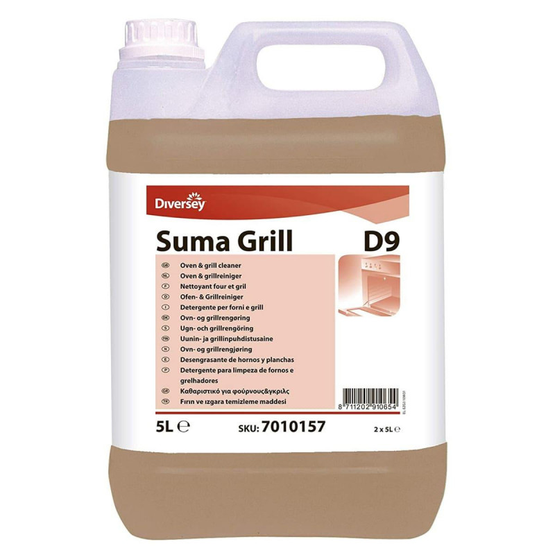 Засіб для чищення печей та грилів Diversey Suma Grill D9, 5 л