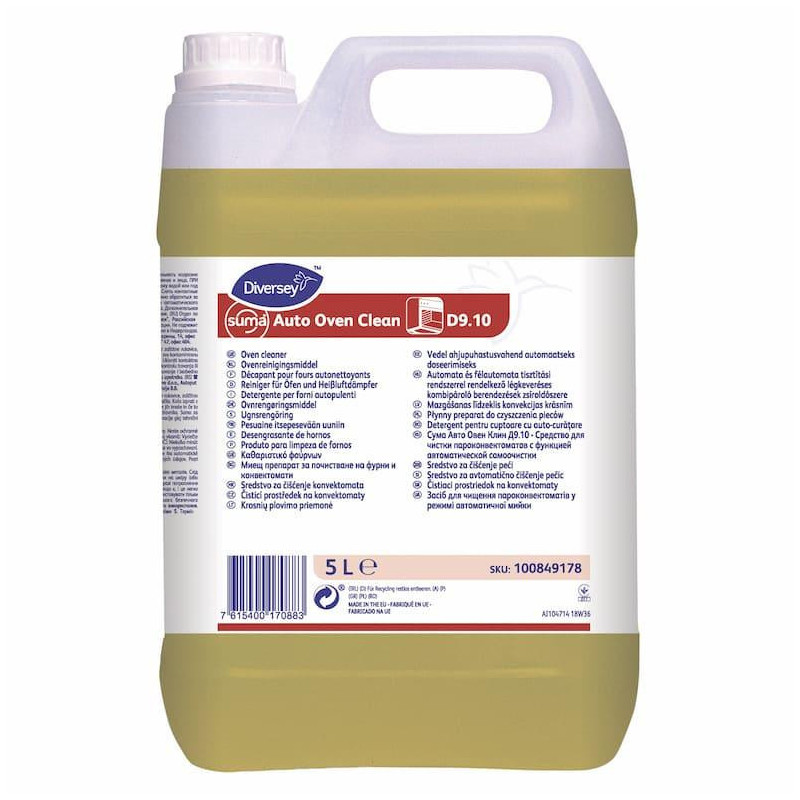 Лужний засіб для догляду за пароконвекторами Diversey Suma Auto Oven Clean D9.10, 5 л
