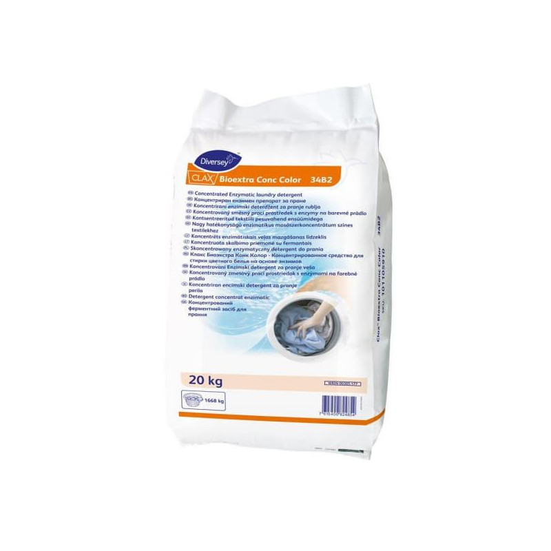 Пральний порошок для кольорових речей Diversey Clax Bioextra Conc Color, 20 кг