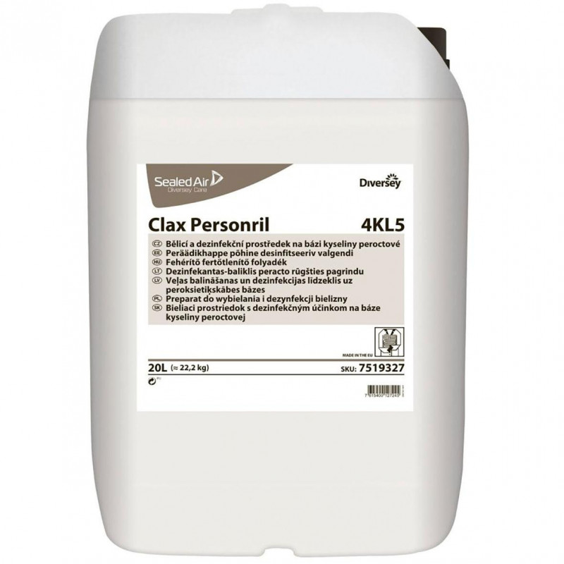 Дезінфекційний засіб для прання Diversey Clax Personril 4KL5, 20 л