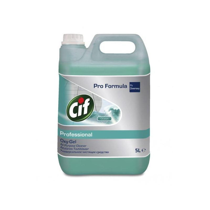 Засіб для миття підлоги та інших водостійких поверхонь Diversey Cif Professional All Purpose Cleaner Oxy-Gel Ocean, 5 л