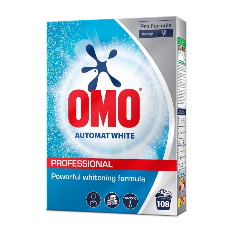 Порошок для прання білих тканин Diversey Omo Professional Automat White, 5,4 кг