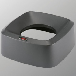 Кришка для контейнера для сміття Vileda Professional Іріс, чорна, квадратна