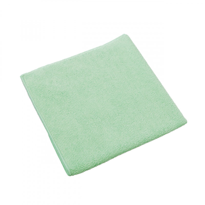 Серветка з мікроволокна Vileda Professional МікроТафф Бэйс для прибирання, зелена, 36x36 см, 1 шт