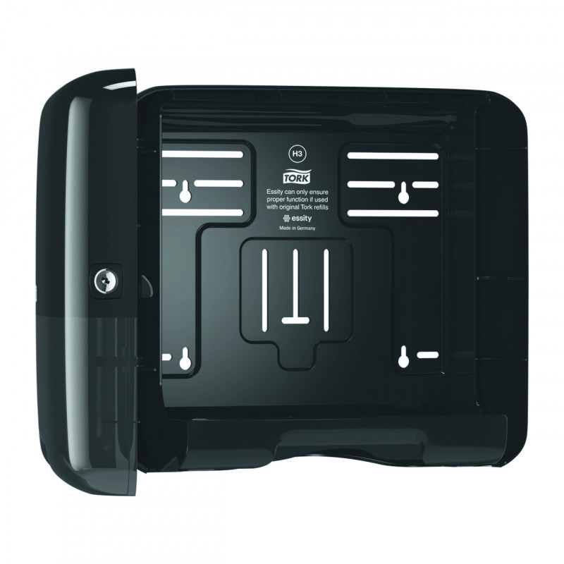 Тримач паперових рушників TORK Singlefold чорний 553108