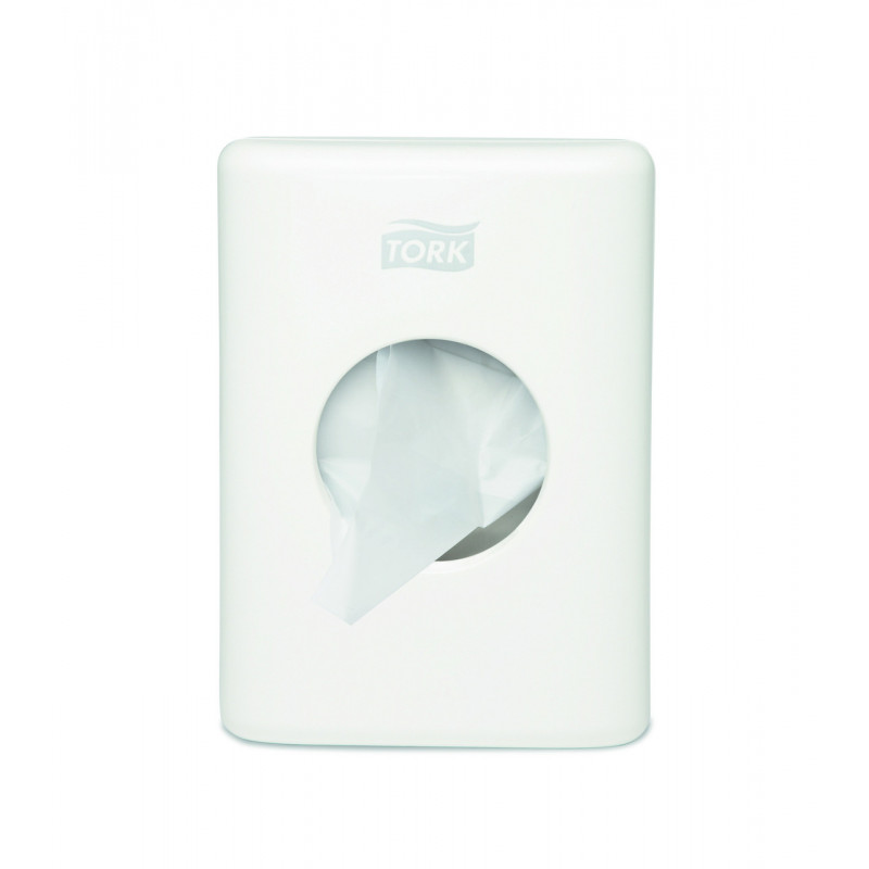 Тримач для гігієнічних пакетів Tork, білий 566000