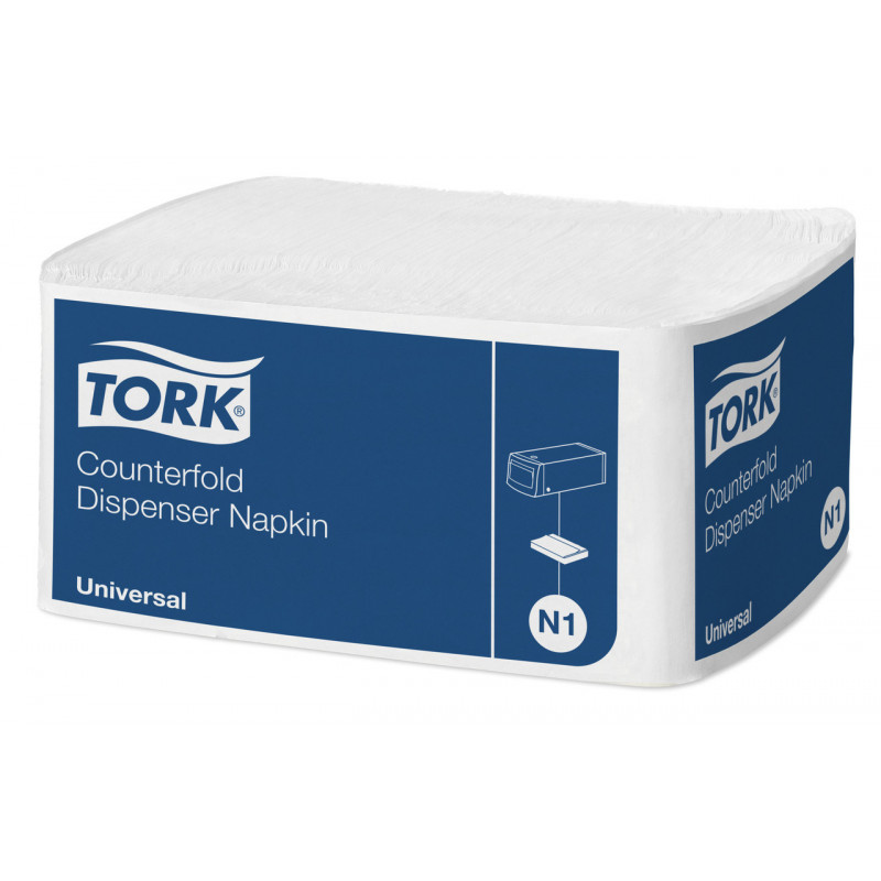 Серветки для диспенсерів Tork, N1, 30х33, 1 шар, 300 шт. 10935