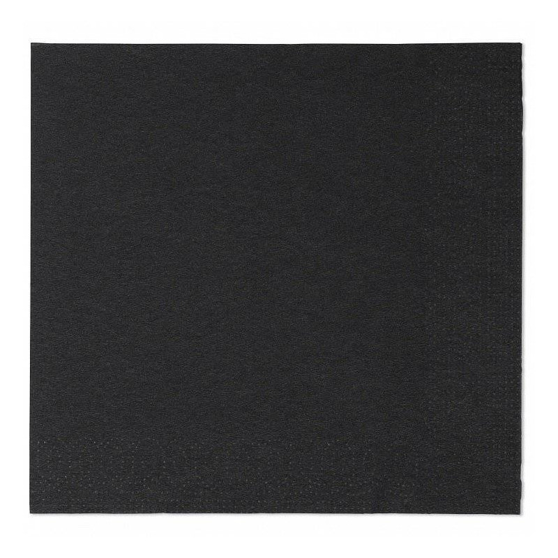 Серветки чорні Tork 33*33 2 шари, 200 шт., Австрія 477148