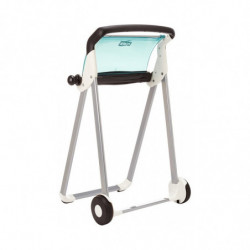 Hапальний диспенсер для матеріалів у рулонах Tork, білий/блакитний. 652000