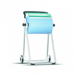 Hапальний диспенсер для матеріалів у рулонах Tork, білий/блакитний. 652000