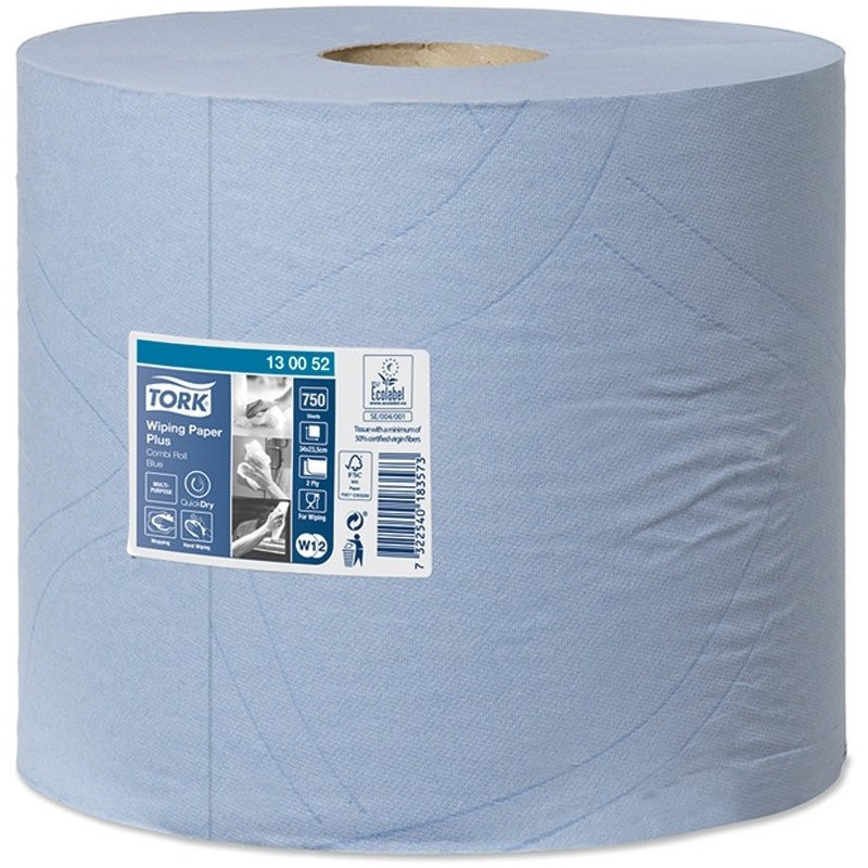 Протиральний паперовий матеріал Tork Plus 130052
