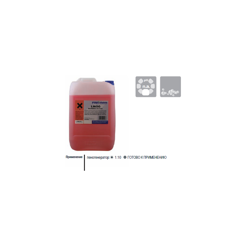 Lindo, засіб для швидкого очищення скла, лакових і пластикових покриттів 70727