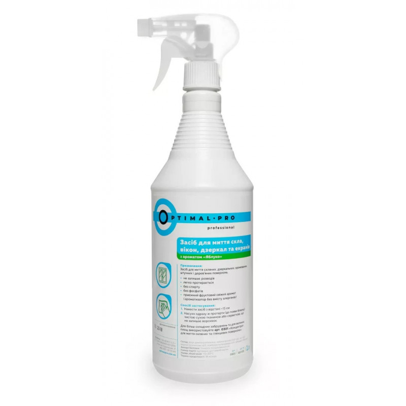 Засіб для миття скла та вікон 1 л. ТМ «Чисте світло», (150803)