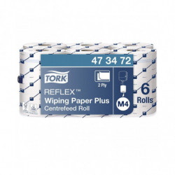 Паперові рушники в рулоні Tork Reflex Plus з центральною витяжкою 473472