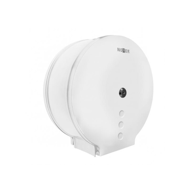 ХРУГИЙ БІЛИЙ ДИСПЕНСЕР З СТАЛІ ДЛЯ ТУАЛІТНОЇ БУМАГІ NOFER 05006.W