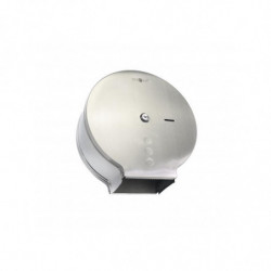 КРУГИЙ МАТОВИЙ ДИСПЕНСЕР ДЛЯ ТУАЛІТНОЇ БАМАГІ З НІЖАВАЛЬНИЙ СТАЛІ NOFER 05006.S