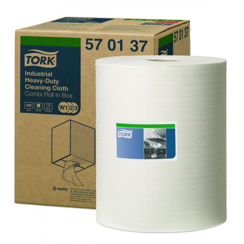 Нетканий протирковий матеріал Tork у рулоні суперміцний 570137